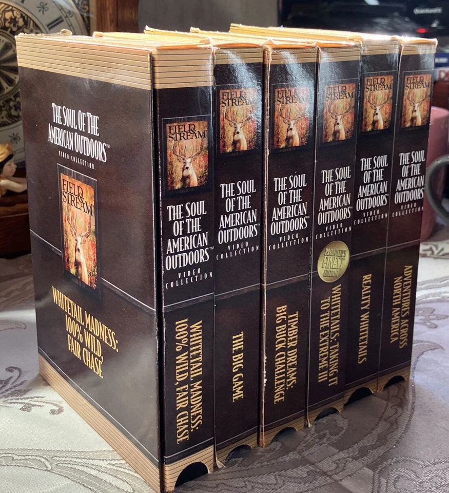 Soul of the American Outdoors VHS Lot – 5 Tapes + Bonus DVD – Field & Stream Set - Image 2 of 4