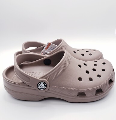 kids Crocs Classic Clogs children Sandals Unisex Slipper shoes Color Khaki 