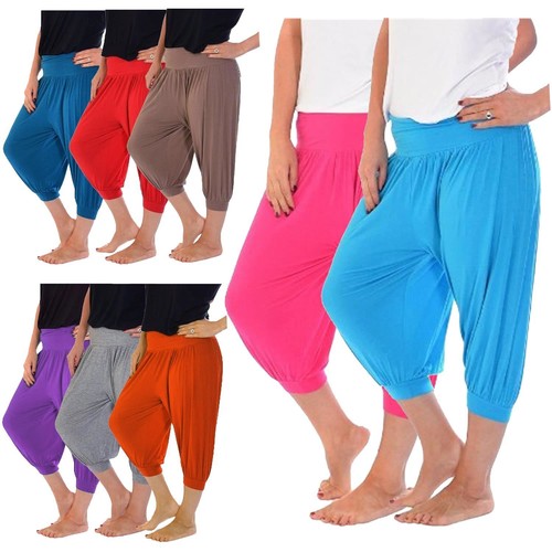 Womens Plus Size Plain Baggy Stretchy 