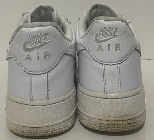 Nike Air AF1 Force One Herren Sport Weiß Schuhe 315112-111 Größe 9 2017 - Bild 7 von 9