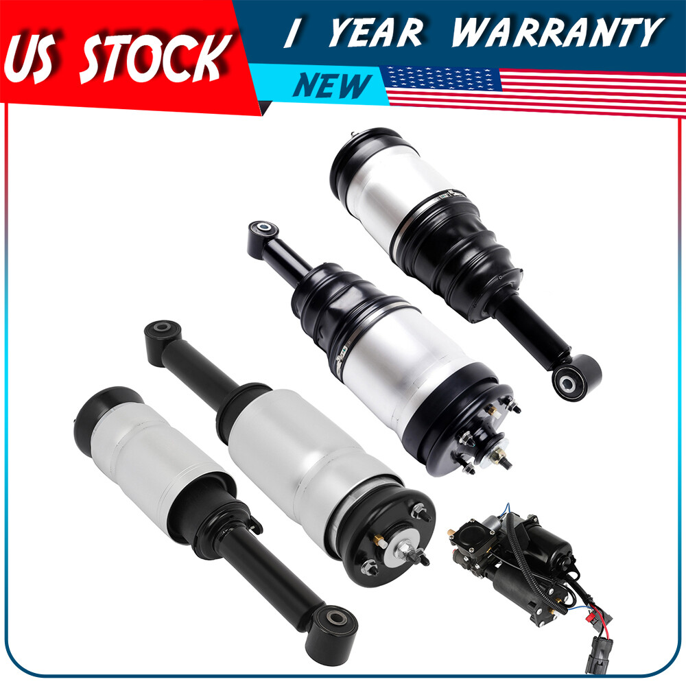 Air Suspension Struts + Compressor For Range Rover Sport Land Rover LR4 ...