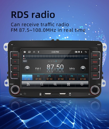 Radio Coche Navegación GPS Para VW Golf V 5 VI 6 Variant 1K1 5K1 AJ5 1K5 MK5 V5 A5 - Imagen 10 de 13