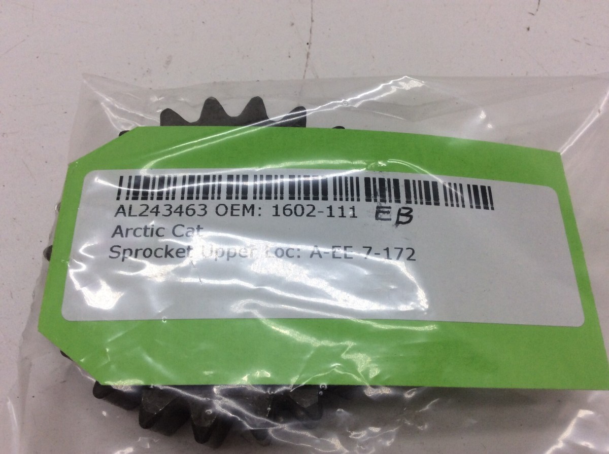 Arctic Cat New OEM Sprocket Upper Sprocket 22T x 15 Wide 13 Spline