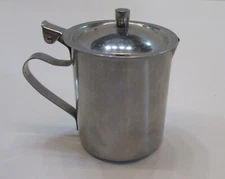 Vintage 1960's Vollrath Stainless Steel Single Serving Restaurant Café Teapot