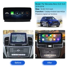 12.3'' For Mercedes Benz GLE GLS 2016-2018 Linux system Navigation Universal