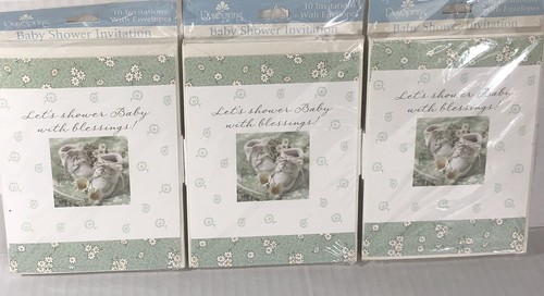 Dayspring Baby Shower Party Invitations Fill-In Set of 30 Envelopes Scripture - 第 1/3 張圖片