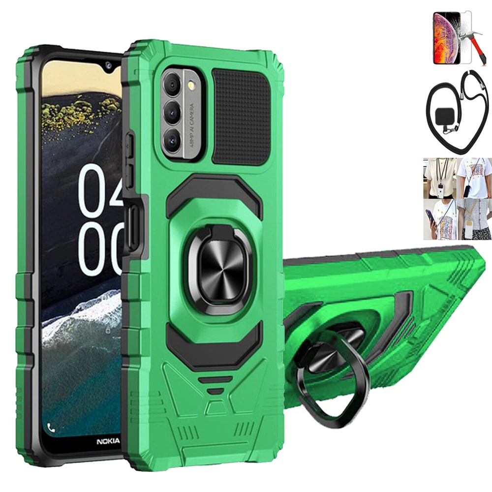 Phone Case for Nokia C300 / G100 Shock Absorbing Lanyard CrossBody NeckLace