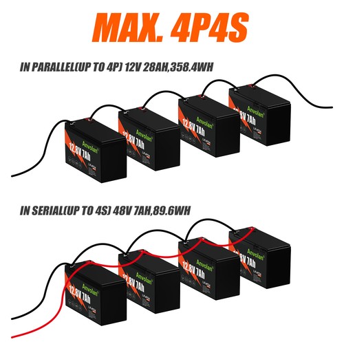 Niedrige Selbstentladung12V 20Ah10Ah7Ah LiFePO4 Lithium Batterie für RV Off-grid - Bild 6 von 28