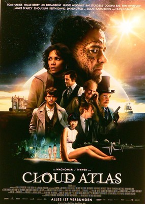 Cloud Atlas - Tom Hanks - Halle Berry - Filmposter A3 29x42cm gefaltet