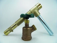 1" #44 QUICK COUPLER VALVE KEY W/GARDEN HOSE VALVE FITS RAIN BIRD BUCKNER / MORE