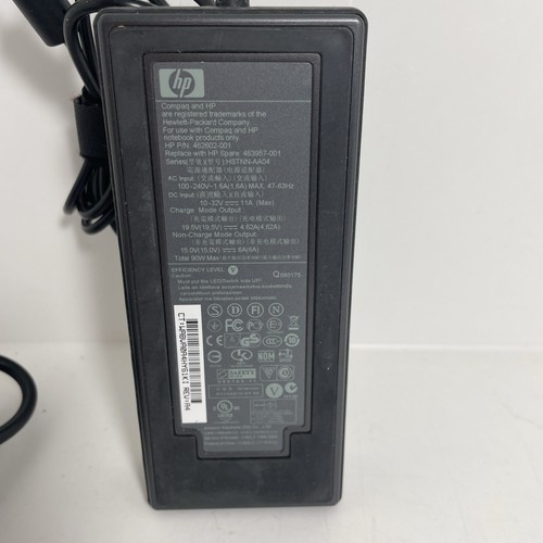 Original HP AC/DC Netzteil für 462602-001 HSTNN-AA04, 463957-001 19,5 V 4,62A - Bild 2 von 3
