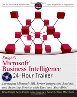 Knight`s Microsoft Business Intelligence 24-hour Trainer (book And Dvd) By Brian on sale Knight`s Microsoft Business Intelligence 24-hour Trainer (book And Dvd) By Brian on sale