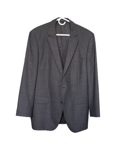 HUGO BOSS "The James2" Gray 100% Virgin Wool Blazer Sport Coat Jacket - 42 R - Picture 1 of 9