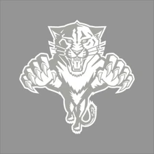 Florida Panthers NHL Team Logo 1 Color Vinyl Decal Sticker Car Window Wall