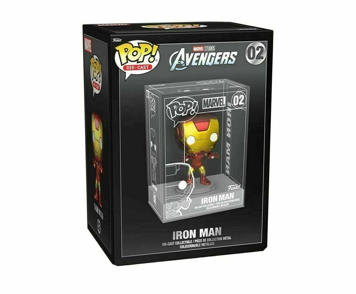 Funko Pop! Iron Man - Avengers #02 (Die-Cast Collectible) NEW 
