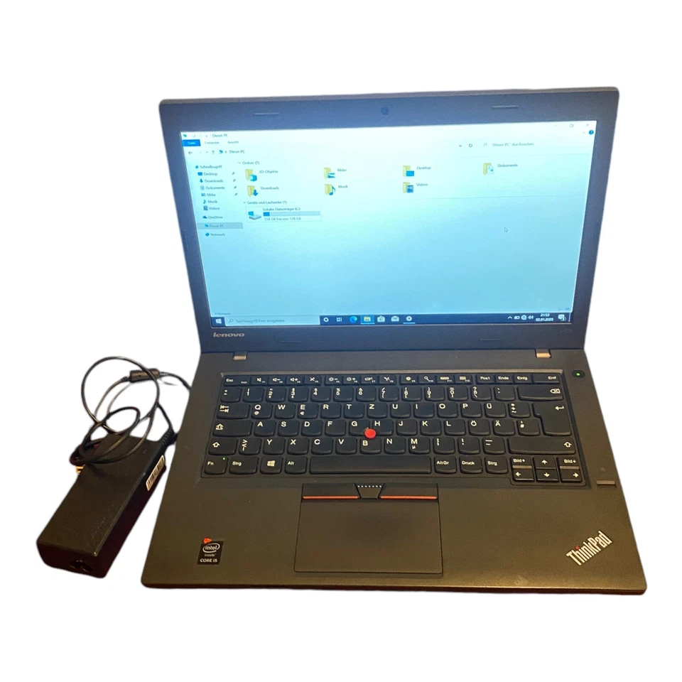 Lenovo ThinkPad L450 · i5-5200U · 4GB · 180GB, Foto 1 von 5