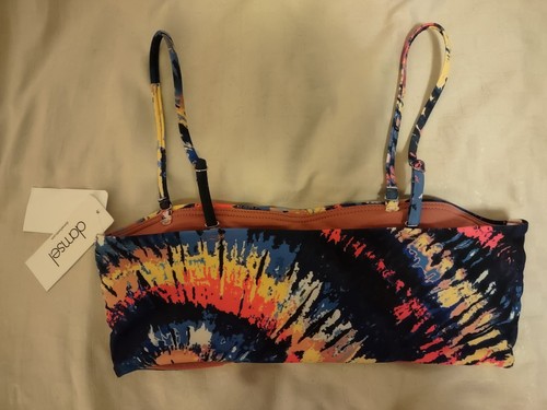 Damsel Tie Dye Bandeau Bikini Top Size Small Women's - Picture 2 of 2