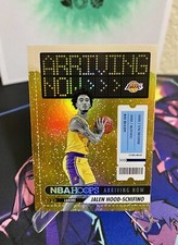 2023-24 Panini NBA Hoops Jalen Hood-Schifino Arriving Now Holo Winter Lakers