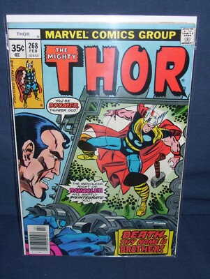 The Mighty Thor #268 Marvel Comics 1977 With Bag and Board