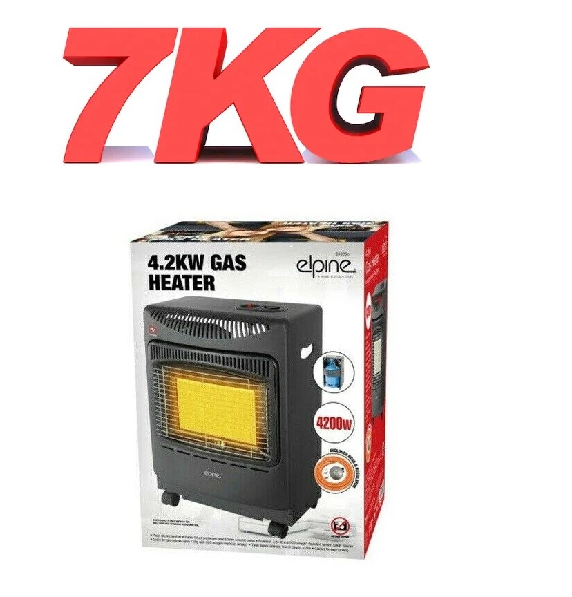 4.2KW CALOR 7kg GAS PORTABLE CABINET HEATER FIRE HEATING WINTER REGULATOR  HOSE | eBay