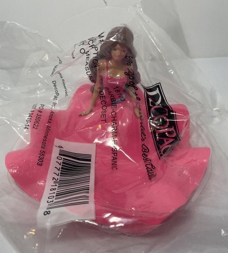 Decopac Barbie Charm DecoSet Cake Topper Hispanic New Birthday Decorations - Picture 1 of 4