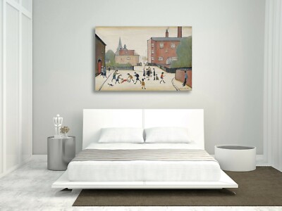 Quadro Su Tela I Bambini Giocano A Calcio All'aperto - Foto 8