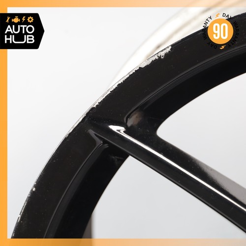 07-13 Chevrolet Corvette C6 Z06 12 x 19 19" Rear Wheel Rim Black 9596791 OEM - Picture 3 of 24