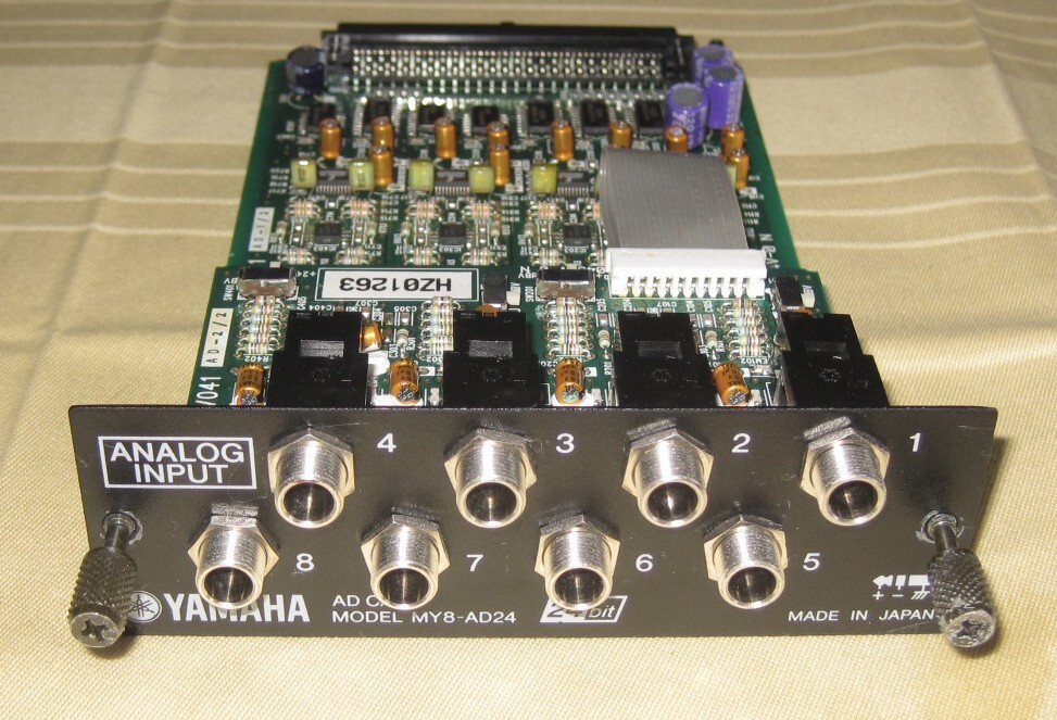 Yamaha MY8-AD24 アナログ入力カード YAMAHA ( ヤマハ ) MY8-AD24 8chアナログ入力カード 送料無料