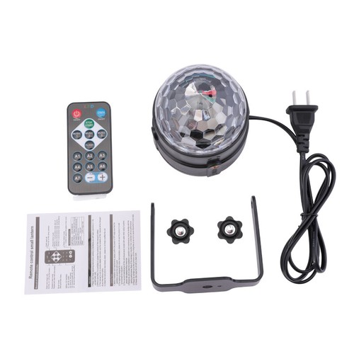 Party Disco Lights Strobe LED Rotating DJ Ball Sound Activated Indoor Dance Lamp - Picture 12 of 15