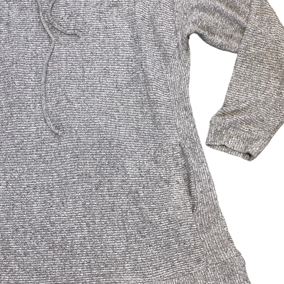 Sunday Women’s Sweater Tunic Plus Size 2X Gray Soft Mock Neck Pockets - Image 3 of 4