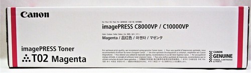 Tóner magenta Canon T02 IPress C8000VP 10000VP 8531B001 - Imagen 2 de 2