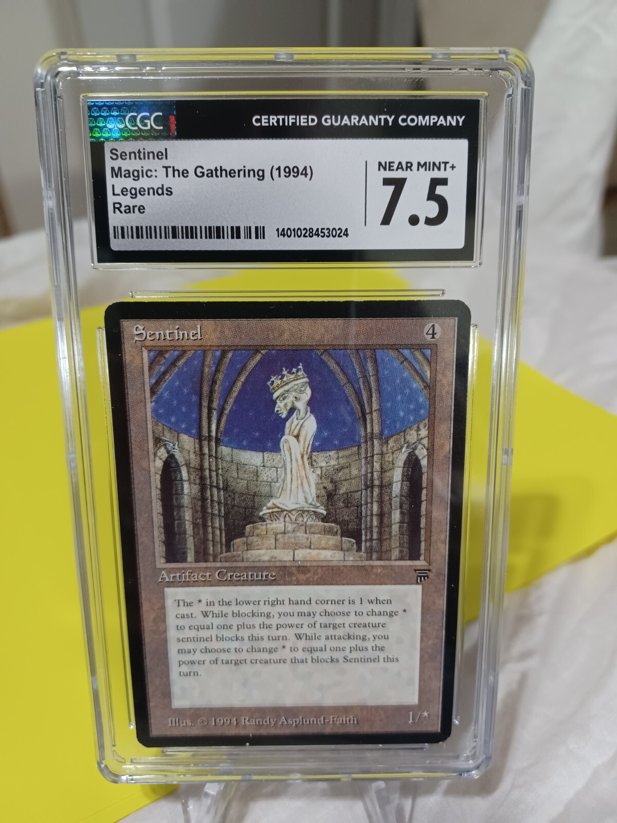 MTG Sentinel Legends Rare CGC 7.5 - Magic the Gathering