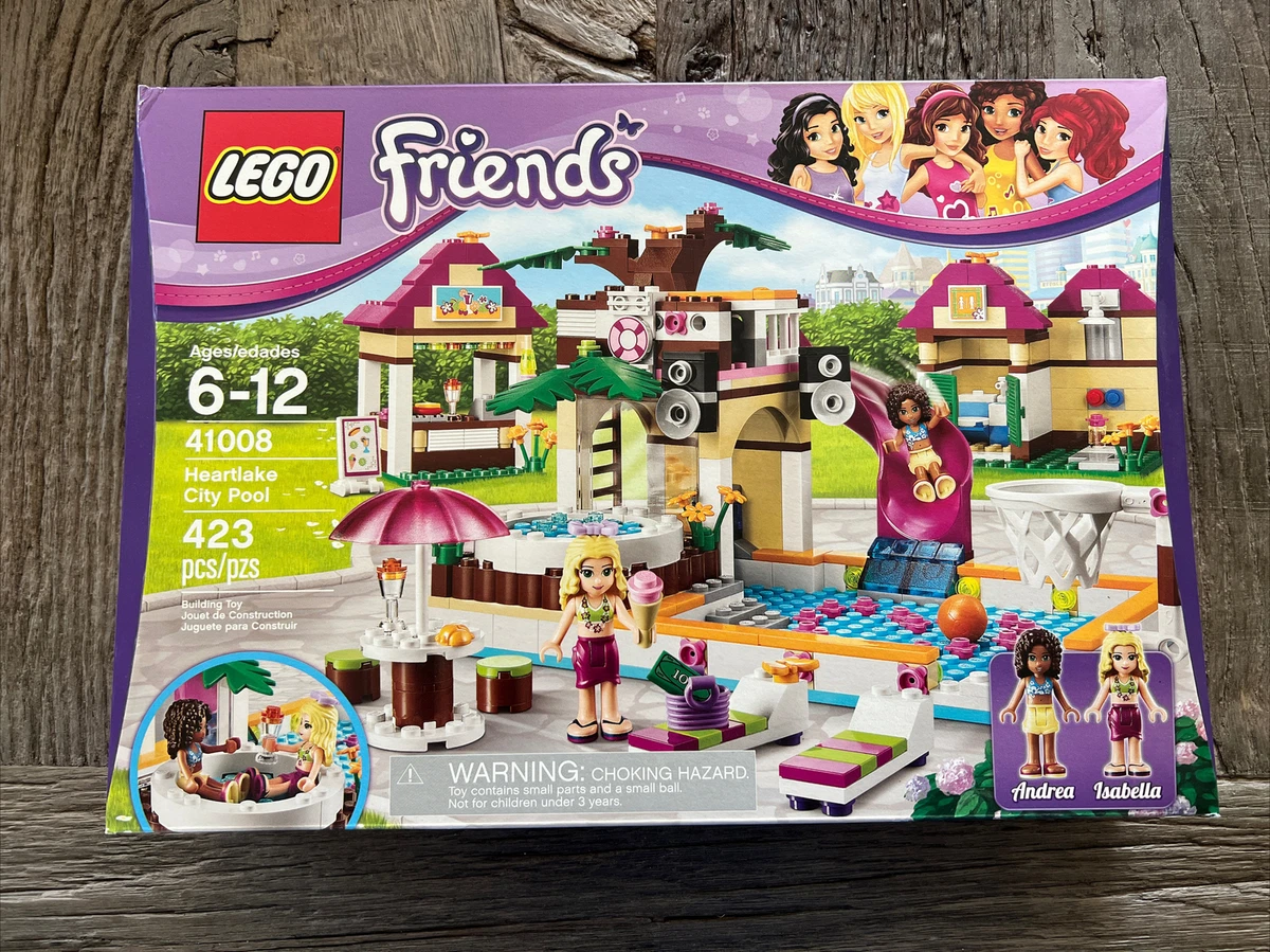 New LEGO Friends 41008 Heartlake City Pool SET 423 pcs age 6 12