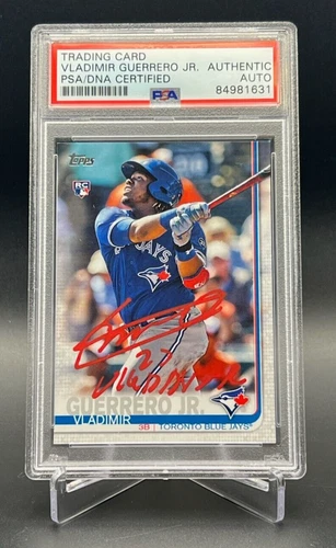 2019 Topps Series 2 Vladimir Guerrero Jr. SIGNED #NNO RC Blue Jays PSA Autograph