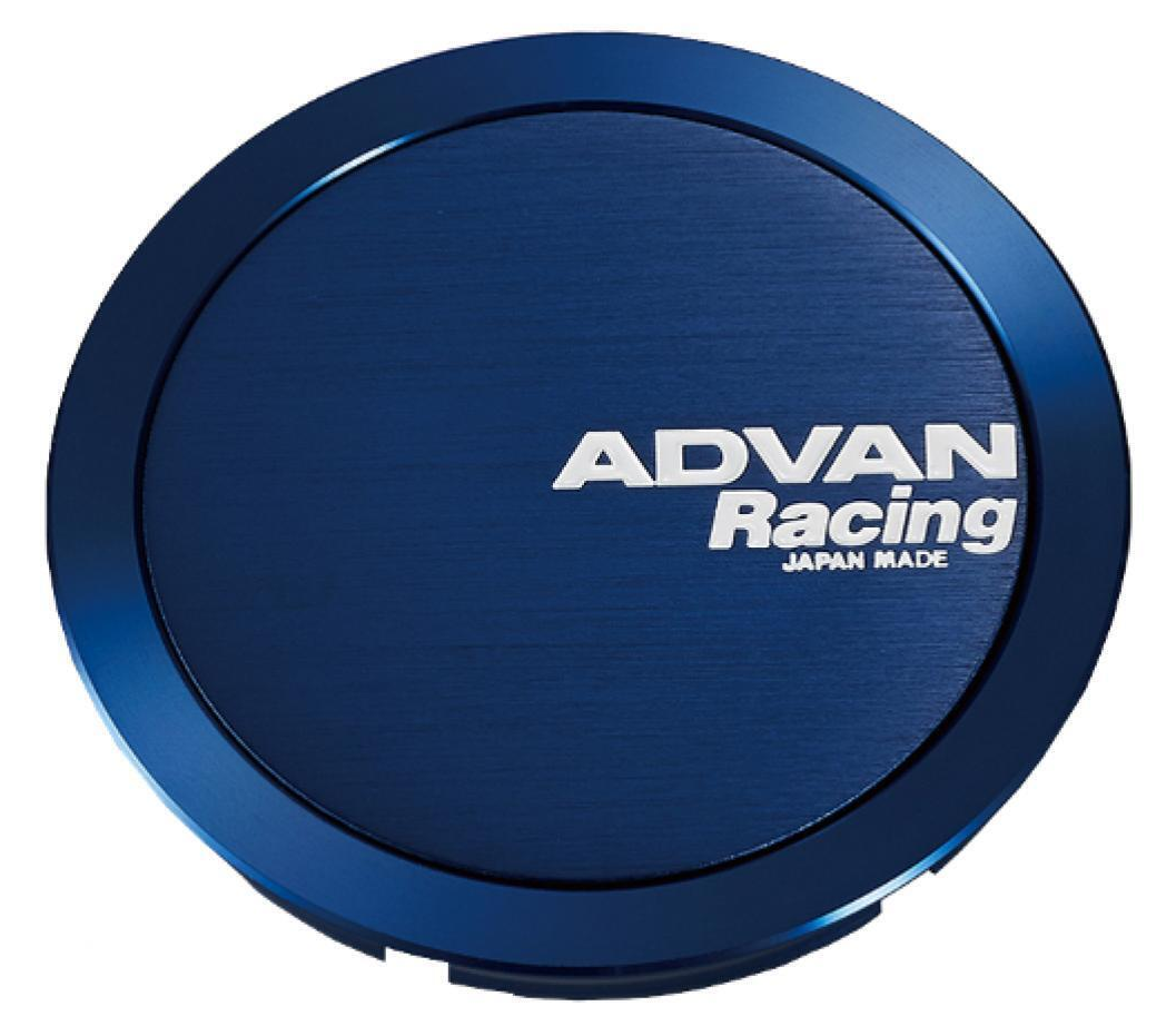 YOKOHAMA ADVAN Racing Center Cap Full Flat φ73 Color Blue