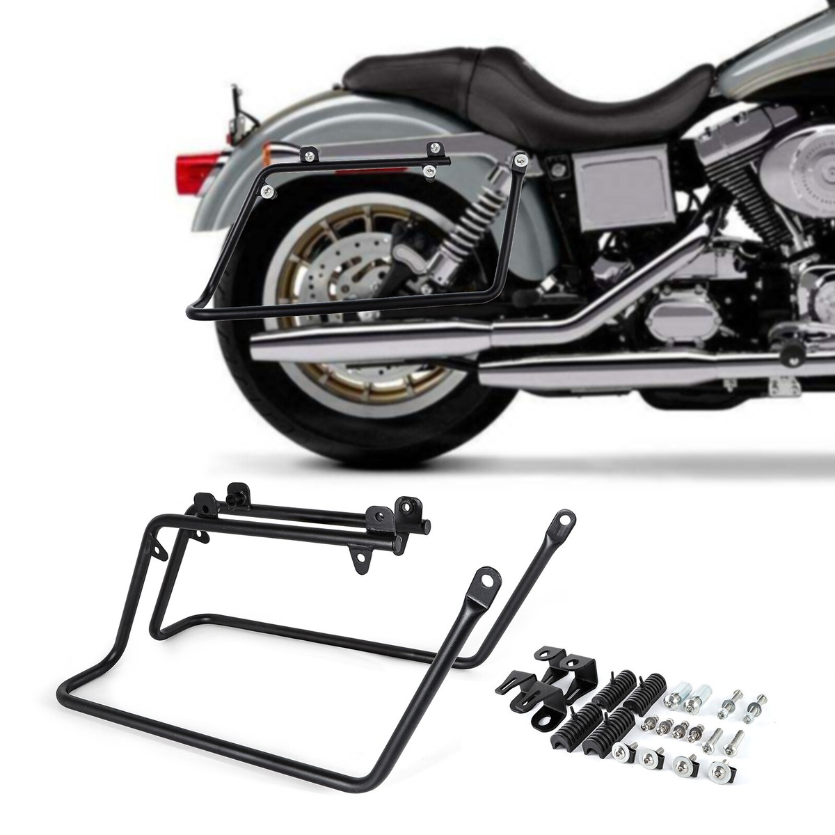 Hard Saddlebags Saddle Bags W/Conversion Brackets For 2008-2017