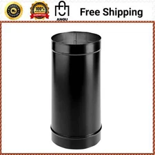 DuraBlack 6 in. x 48 in. Single-Wall Chimney Stove Pipe Chimney Pipe