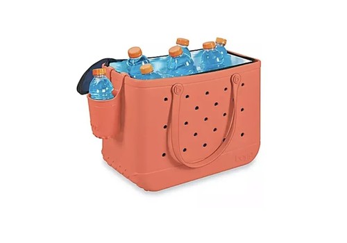 BOGG Bag Cooler Combo Tote Original XL Large w/ Cup Caddy Authentic NEW CORAL