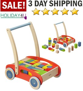 wooden baby walker ebay
