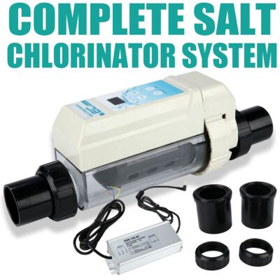 Saltwater Pool System, Salt Chlorine Generator with USA Titanium Cell for above