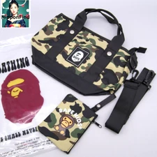 A Bathing Ape Bape Kids a Bathing 2021 a/w Collection Tote Bag & Mini Wallet