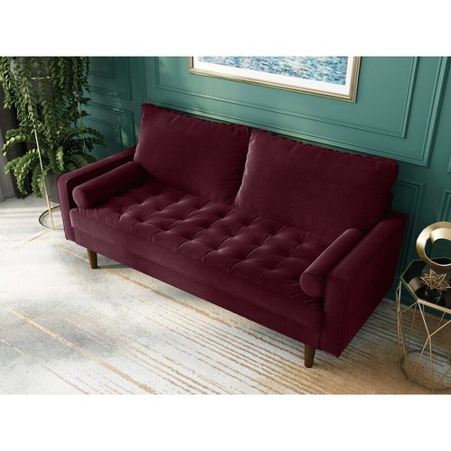 Sofa Lounge 3 Seater Couch Furniture 11 Colors - Picture 4 of 23