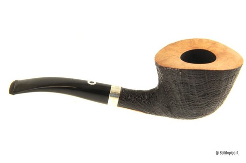 Pipa Il Ceppo gruppo 1 sabbiata con vera in argento - Quarter Bent Dublin - Photo 2/7