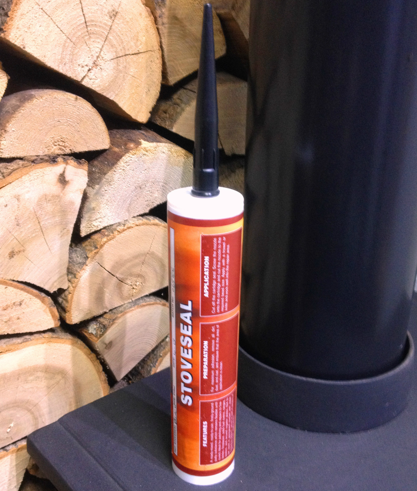 Heat u0026amp; Fire Proof Silicone Putty Stove Flue Liner Pipe High Temperature  1250c | eBay