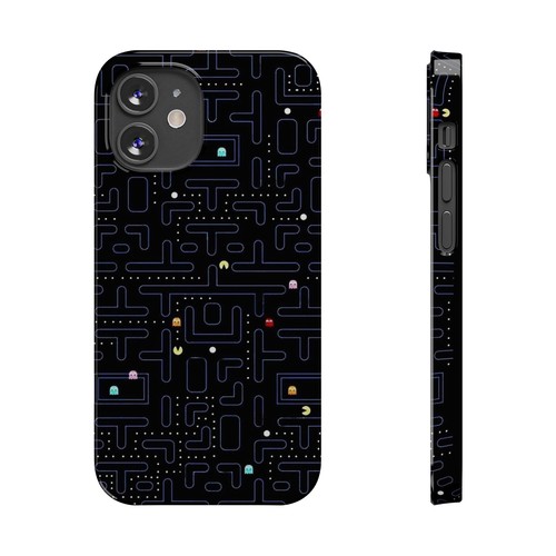 Funda Delgada iPhone, Diseño Retro Pac Man Arcade Tablero de Juego, Acabado Brillante - Imagen 50 de 73