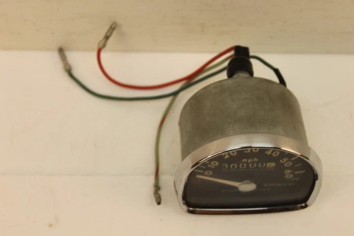 Nuevo de Lote Antiguo Honda 1963 CA200 CA200 90CC DREAM VINTAGE NUEVO VELOCÍMETRO MEDIDOR Foto 2 de 4