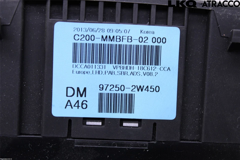 Centralina climatizzatore ORIGINALE HYUNDAI SANTA FÉ III (DM, DMA) 2013 - Immagine 3 di 3