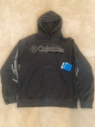 NWT! Columbia Men's PHG Posted UP Graphic Hoodie (Light Grey, Dark Grey, Black)  - Picture 2 of 12