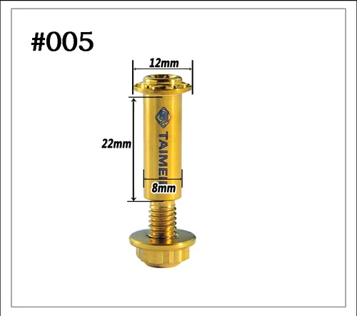 Tornillos de titanio M6 rosca Len 14 mm para bomba hidráulica de empuje de motocicleta Powerhouse - Imagen 10 de 29