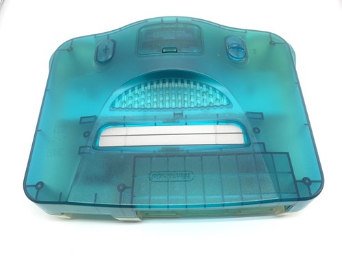 【TESTED 】Nintendo 64 console Clear Blue Console Region Free Japan Limited - Picture 6 of 17